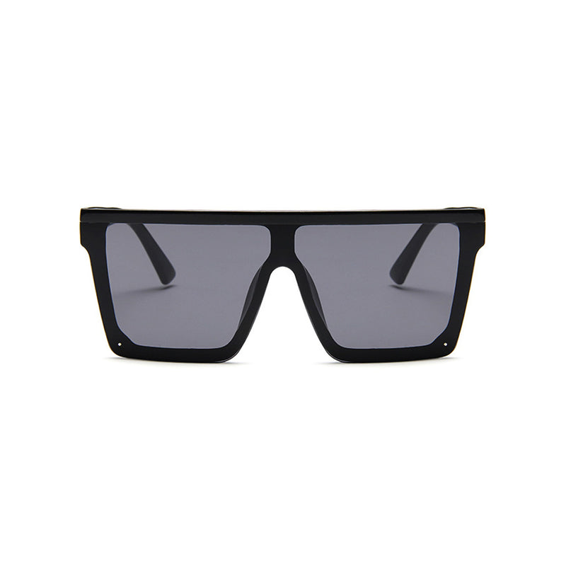 Futuristic HD Visual UV Protect Oversized Square Shield Visor Sunglasses