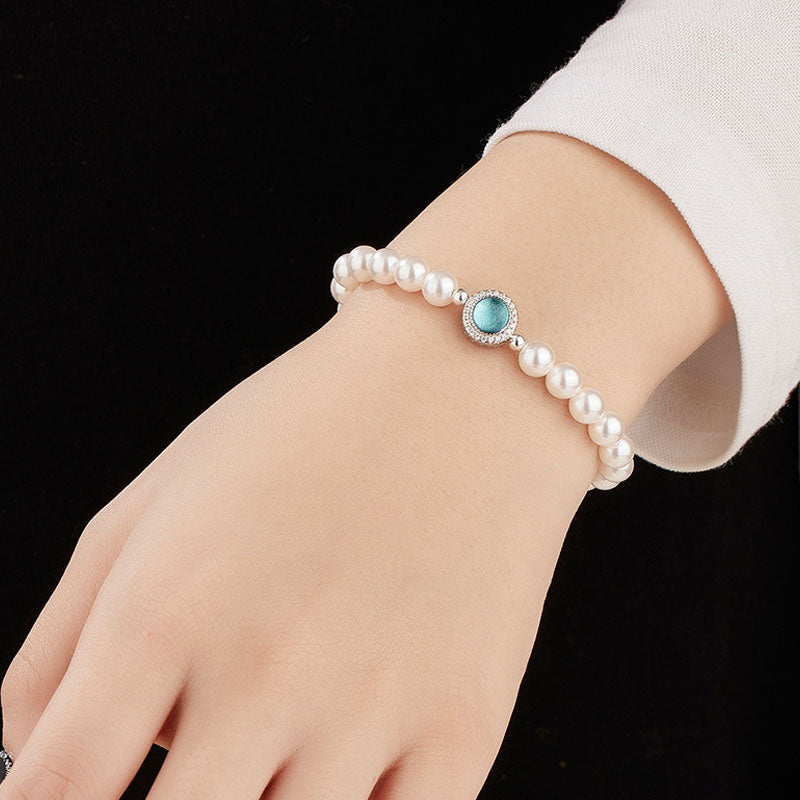 Aquamarine charm bracelet 2025