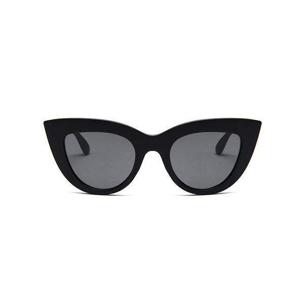 Vintage HD Visual UV Protect Oversized Contrast Tinted Cat Eye Sunglasses