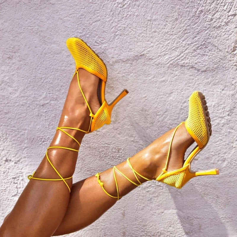 Dream Pairs Women's Ankle Strap Stilettos Pointed Toe High Heel Pumps Shoes  OPPOINTED-ANKLE MUSTARD/YELLOW/SUEDE Size 6 - Walmart.com
