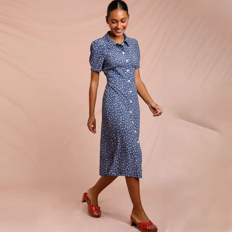 Button up best sale dress vintage
