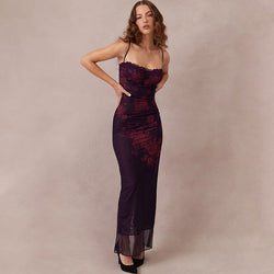Lace and mesh dress hotsell